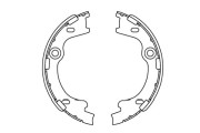 BS-3421 Sada brzdových čelistí KAVO PARTS