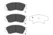 KBP-5526 Sada brzdových destiček, kotoučová brzda KAVO PARTS