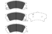 KBP-6532 Sada brzdových destiček, kotoučová brzda KAVO PARTS