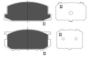 KBP-9030 Sada brzdových destiček, kotoučová brzda KAVO PARTS