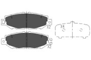 KBP-9064 Sada brzdových destiček, kotoučová brzda KAVO PARTS