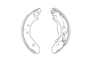 KBS-2911 KAVO PARTS sada brzdových čeľustí KBS-2911 KAVO PARTS