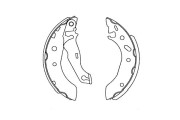 KBS-5407 KAVO PARTS sada brzdových čeľustí KBS-5407 KAVO PARTS