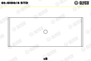 01-4100/4 STD GLYCO ojničné lożisko 01-4100/4 STD GLYCO