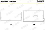 01-4448 1.00mm GLYCO ojničné lożisko 01-4448 1.00mm GLYCO