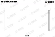 71-3014/6 STD Ojniční ložisko GLYCO