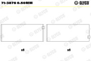 71-3876 0.50mm GLYCO ojničné lożisko 71-3876 0.50mm GLYCO