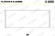 71-4246/4 0.30mm GLYCO ojničné lożisko 71-4246/4 0.30mm GLYCO