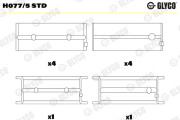 H077/5 STD Hlavní ložiska klikového hřídele GLYCO