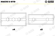 H1039/3 STD GLYCO lożisko kľukového hriadeľa H1039/3 STD GLYCO