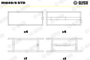 H1049/5 STD GLYCO lożisko kľukového hriadeľa H1049/5 STD GLYCO