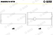 H1066/5 STD Hlavní ložiska klikového hřídele GLYCO