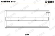 H1095/5 STD Hlavní ložiska klikového hřídele GLYCO