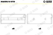H1096/5 STD Hlavní ložiska klikového hřídele GLYCO