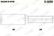 H1314/5 STD GLYCO lożisko kľukového hriadeľa H1314/5 STD GLYCO