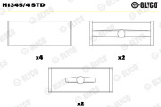 H1345/4 STD GLYCO lożisko kľukového hriadeľa H1345/4 STD GLYCO