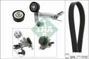 529 0319 30 Vodní pumpa + klínový žebrový řemen Schaeffler INA