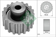 532 0086 20 Vratná/vodicí kladka, ozubený řemen Schaeffler INA