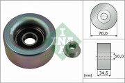 532 0590 10 Vratná/vodicí kladka, klínový žebrový řemen Schaeffler INA