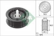 532 0784 10 Vratná/vodicí kladka, klínový žebrový řemen Schaeffler INA