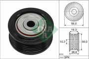 532 0860 10 Vratná/vodicí kladka, klínový žebrový řemen Schaeffler INA