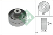 532 0910 10 Vratná/vodicí kladka, klínový žebrový řemen Schaeffler INA