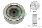 532 0933 10 Vratná/vodicí kladka, klínový žebrový řemen Schaeffler INA