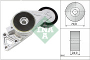 533 0076 30 Napínák, žebrovaný klínový řemen Schaeffler INA