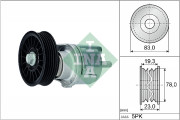 534 0185 10 Napínák, žebrovaný klínový řemen Schaeffler INA