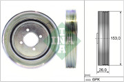 544 0040 10 Řemenice, klikový hřídel Schaeffler INA