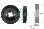 544 0157 10 Řemenice, klikový hřídel Schaeffler INA