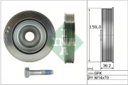 544 0173 20 Sada remenice, klikova hridel Schaeffler INA