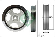 544 0176 10 Řemenice, klikový hřídel Schaeffler INA