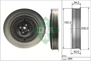 544 0504 10 Řemenice, klikový hřídel Schaeffler INA