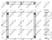19151 Síť chladiče , chladič plnicího vzduchu NRF