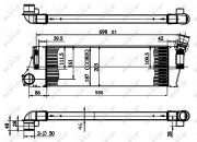 30899 NRF chladič plniaceho vzduchu 30899 NRF