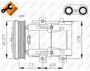 32061G NRF kompresor klimatizácie 32061G NRF