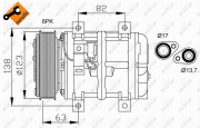32112 Kompresor, klimatizace EASY FIT NRF