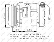 32130G Kompresor, klimatizace US market only NRF