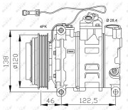 32167G Kompresor, klimatizace US market only NRF
