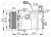 32197 Kompresor, klimatizace EASY FIT NRF