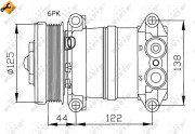 32202 Kompresor, klimatizace EASY FIT NRF