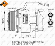 32219G Kompresor, klimatizace US market only NRF