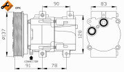 32301G Kompresor, klimatizace EASY FIT NRF