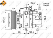 32408 Kompresor, klimatizace EASY FIT NRF