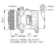 32431G Kompresor, klimatizace NRF