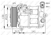 32499G Kompresor, klimatizace US market only NRF