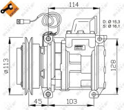 32566G Kompresor, klimatizace EASY FIT NRF