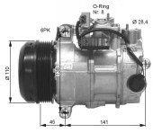 32676G NRF kompresor klimatizácie 32676G NRF