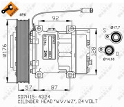 32700G Kompresor, klimatizace US market only NRF